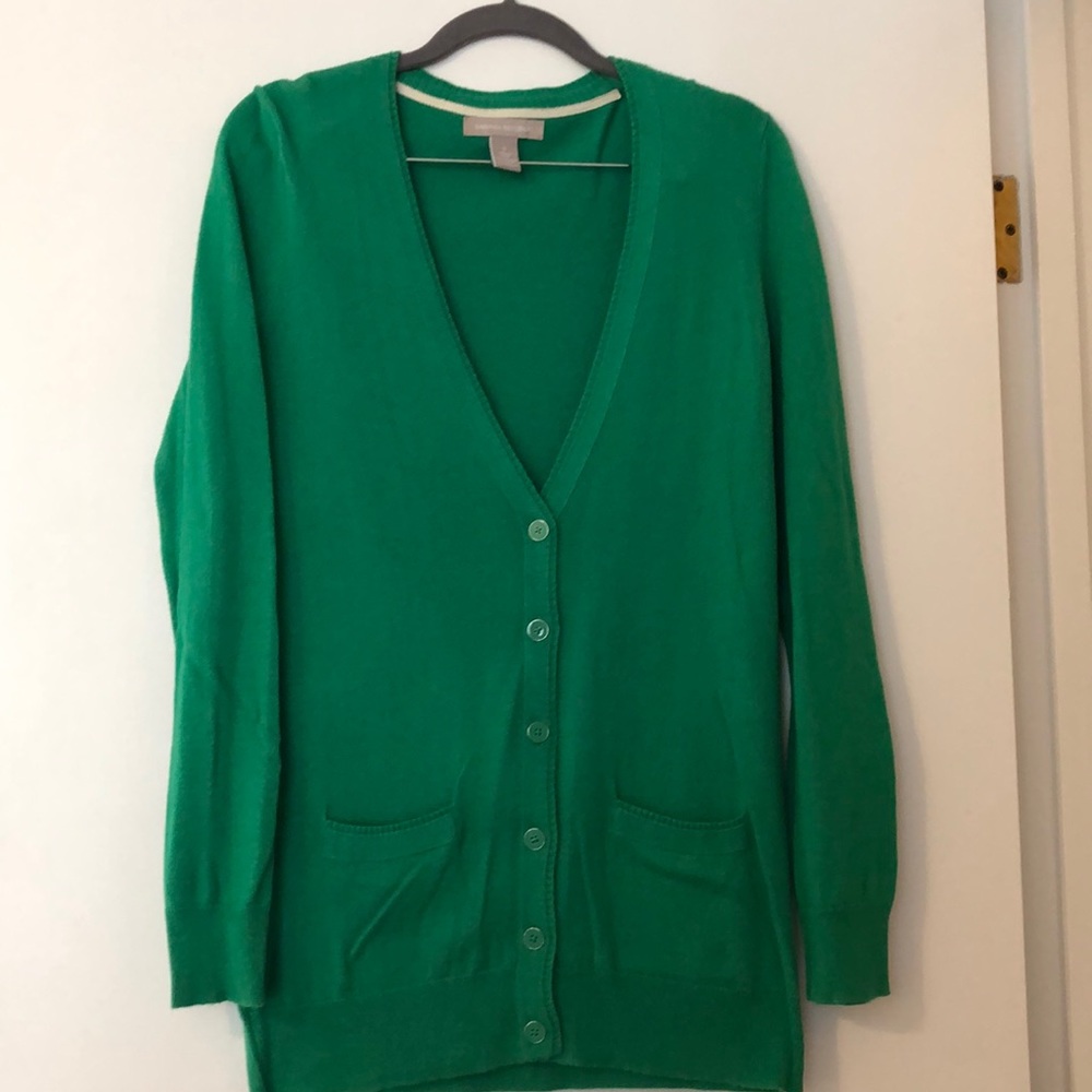 Banana Republic Kelly Green Cardigan
